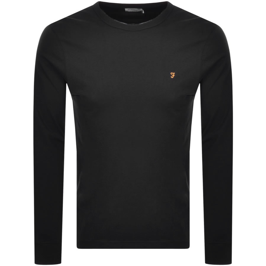 Alternative Image for ProductFarah Vintage Long Sleeved T Shirt Black1